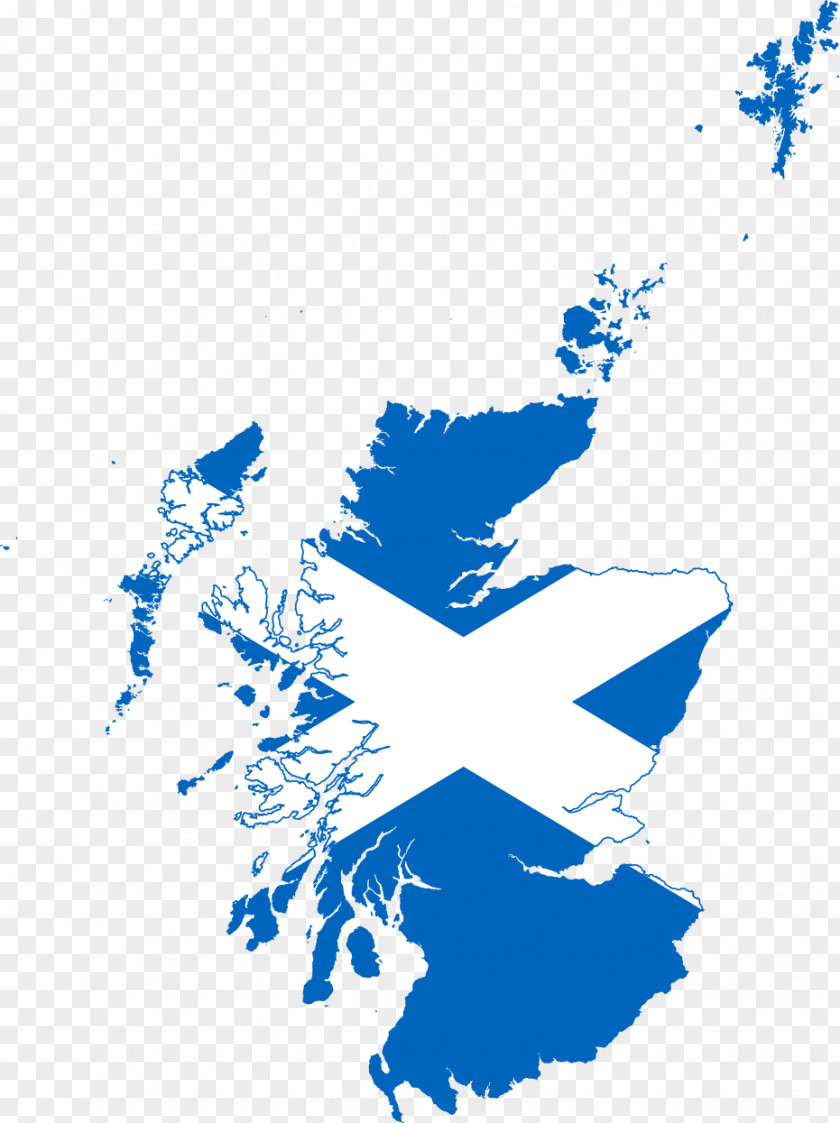 Scotland Flag Of Map PNG