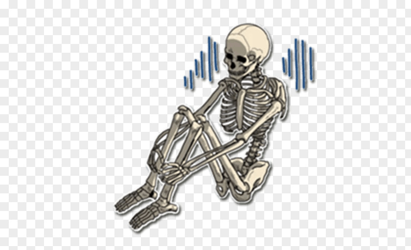 Skeleton Telegram Sticker Joint VKontakte PNG