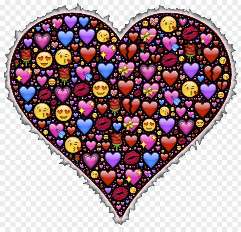 Heart Emoji Symbol Love Emoticon PNG