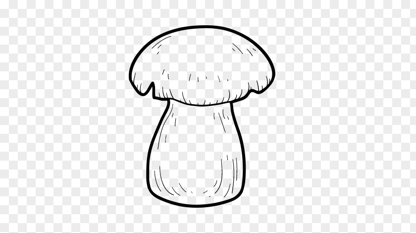 Mushroom Drawing Edible Line Art Boletus Edulis PNG
