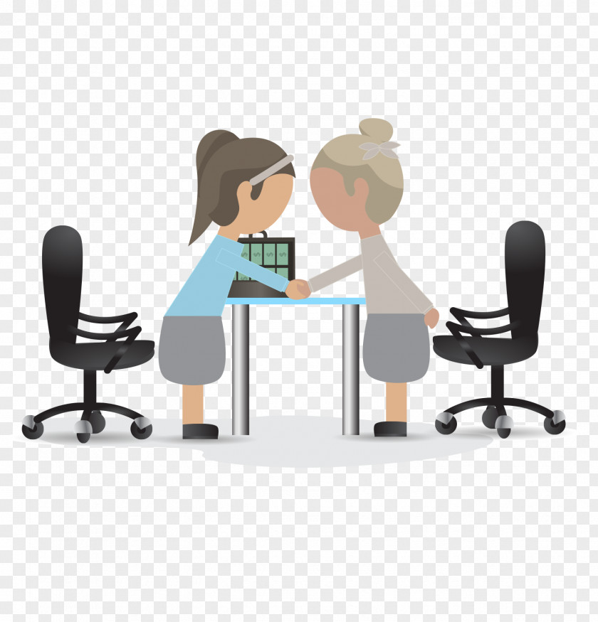 Cooperation Handshake Of Women Business Computer File PNG