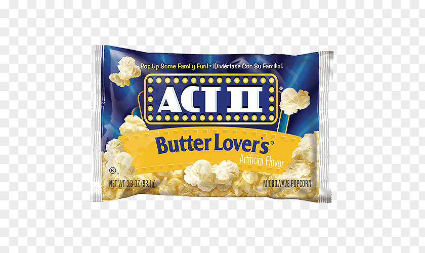 Popcorn Microwave Act II Butter Kettle Corn PNG