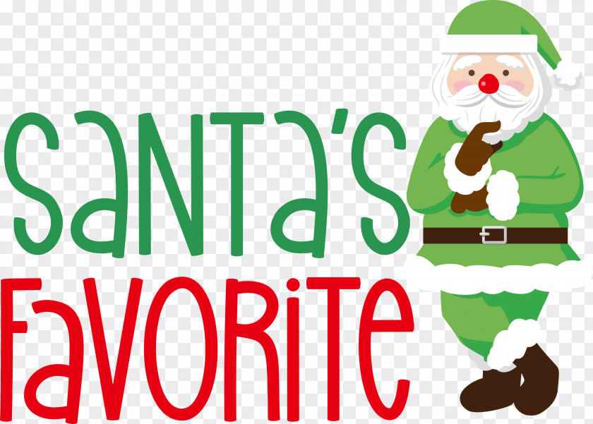 Santas Favorite Santa Christmas PNG