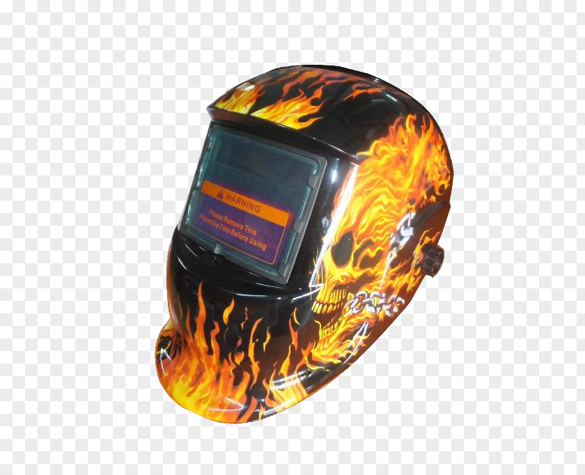 Welders Cap Flame Pattern Motorcycle Helmet Clip Art PNG