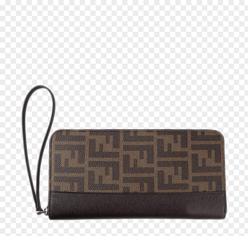 FENDI Fendi Men Zipper Wallet Handbag PNG