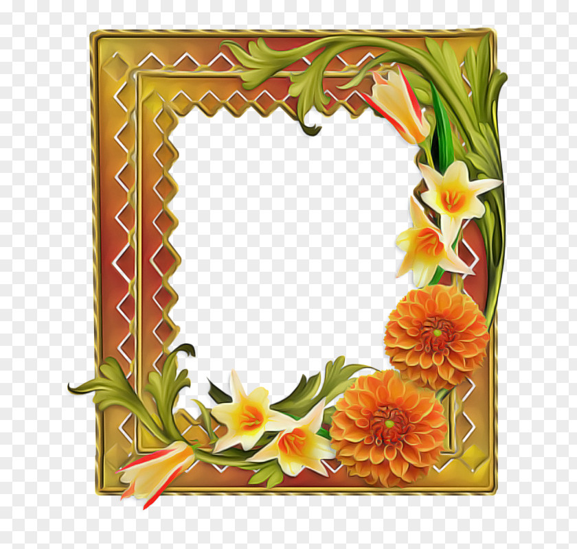 Interior Design Picture Frame Flower Background PNG