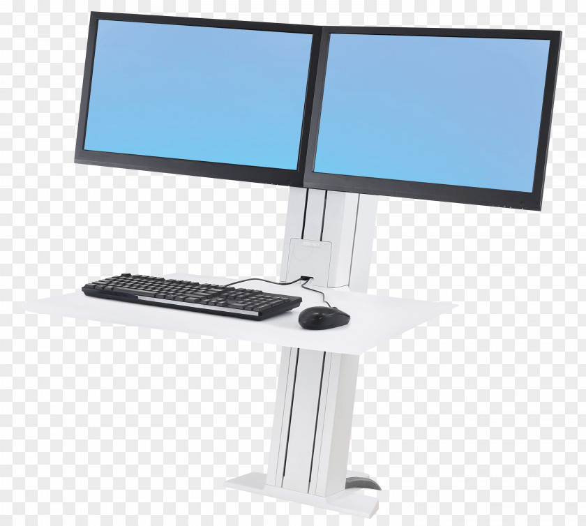 Monitor Screen Sit-stand Desk Multi-monitor Workstation Computer Monitors Cases & Housings PNG