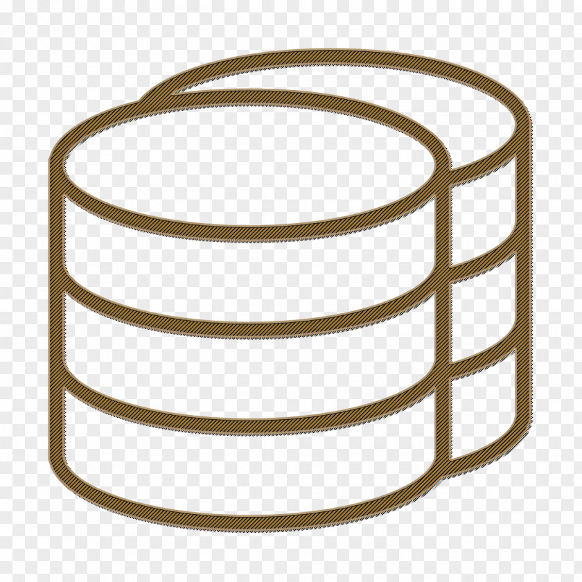 Network Icon Essential Set Database PNG