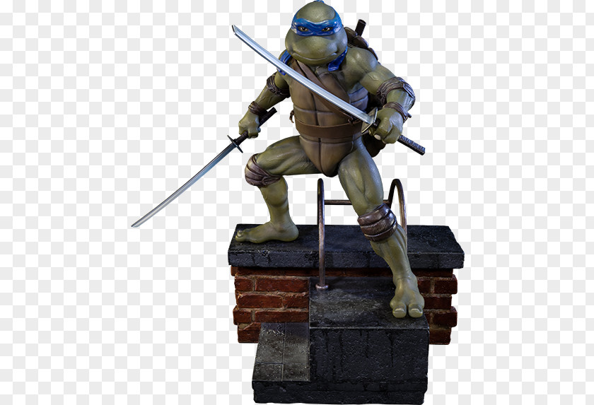 Ninja Turtles Toy Bin Leonardo Raphael Donatello Teenage Mutant Statue PNG