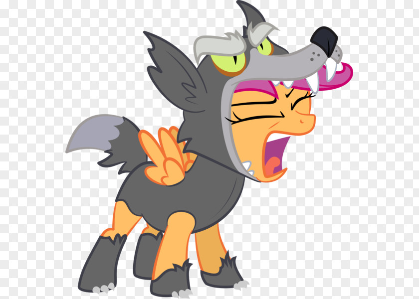 Pony Scootaloo Pinkie Pie Gray Wolf PNG