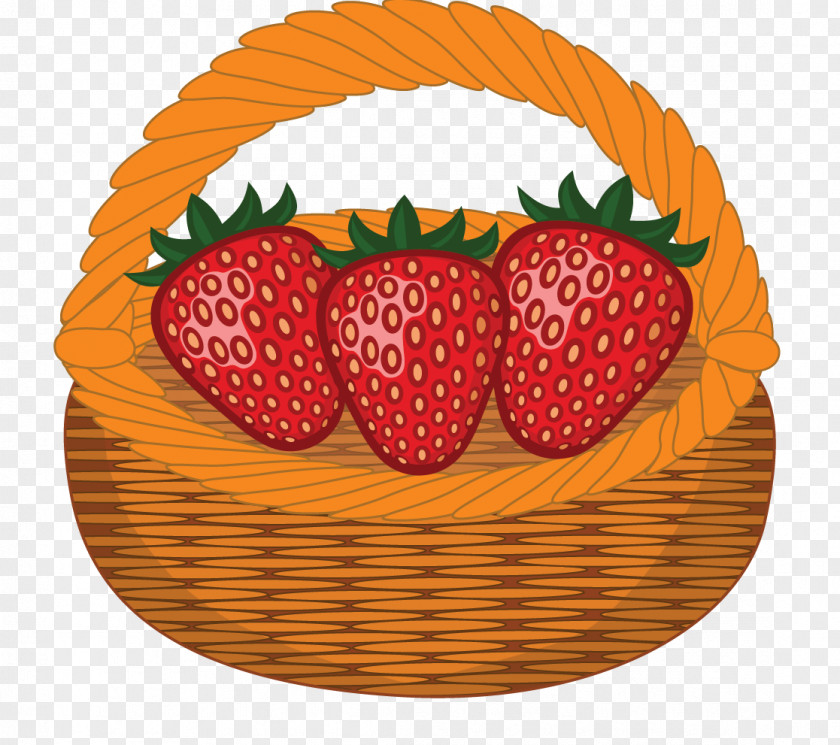 Strawberry Fruit Basket Food Government PNG