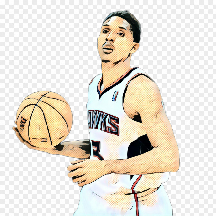 Basketball Official Gesture Retro Background PNG