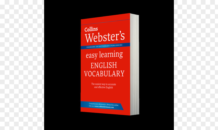 Book Collins Webster's Easy Learning English Conversation Dictionary PNG