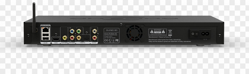 Digitaler Multimedia-Receiver (BASE-3D) Digital Audio Media PlayerDune Dune HD Base 3D PNG