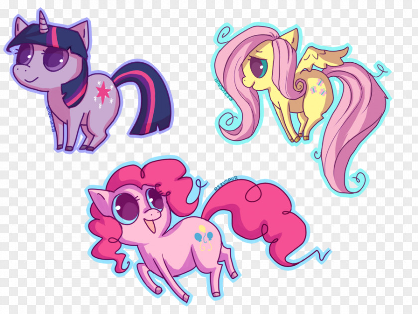 Horse Unicorn Pink M Clip Art PNG