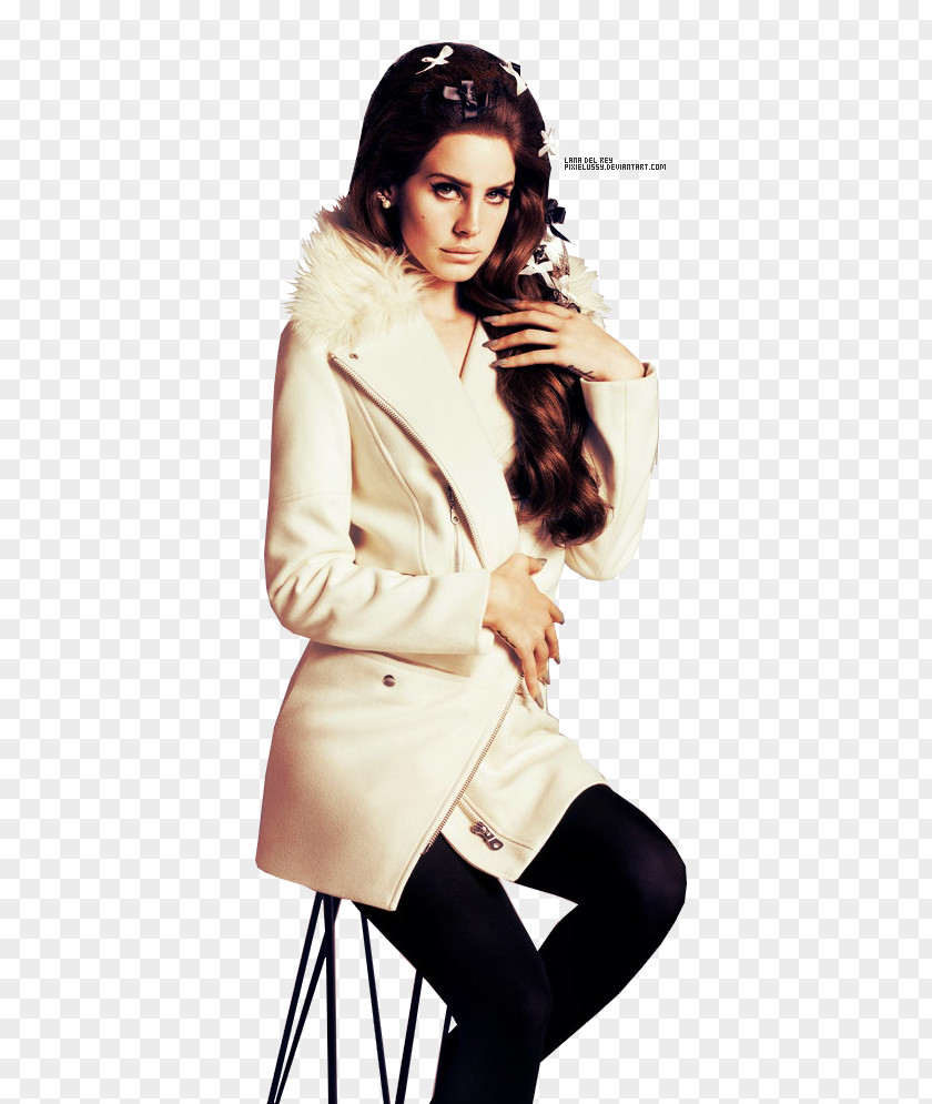 Model Lana Del Rey Angora Rabbit Wool H&M Fashion PNG