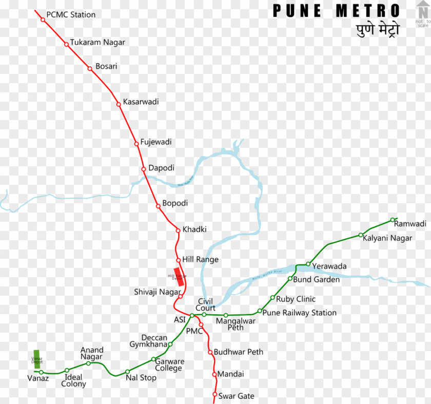 Routes Pune Metro Rapid Transit Hinjawadi Rail Transport Skybus PNG