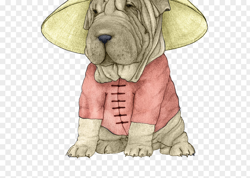 Design Shar Pei French Bulldog Pug PNG