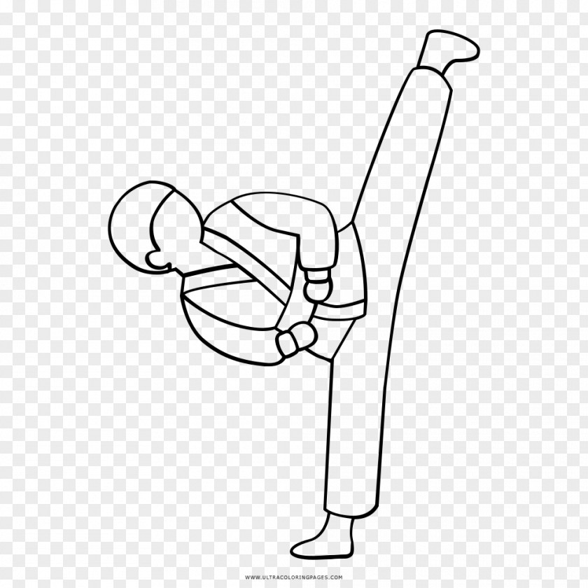 Karate Drawing Taekwondo Coloring Book Sport PNG