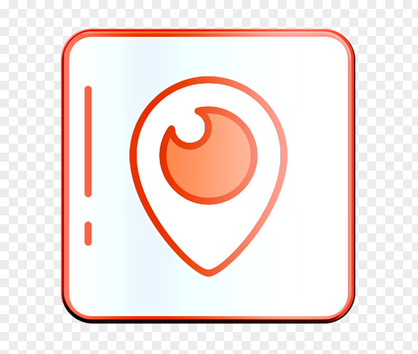 Rectangle Logo Icon Periscope Social Media PNG