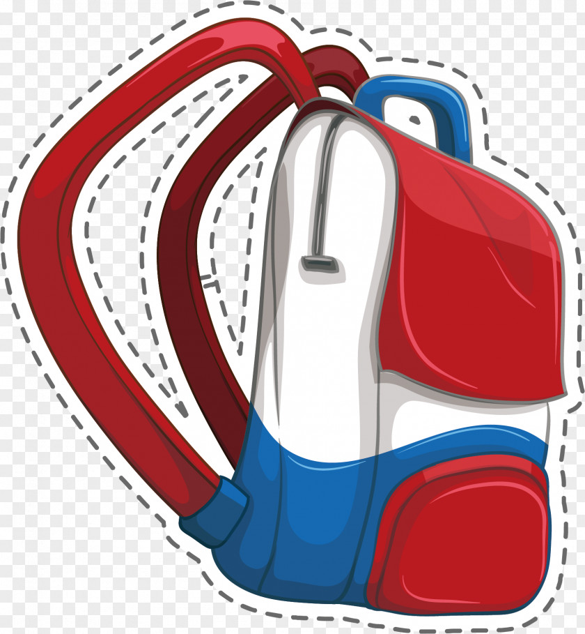 Red And Blue Backpack Royalty-free Clip Art PNG