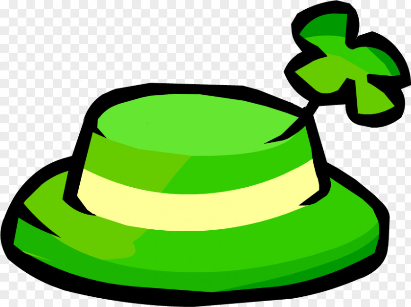 Shamrock Images Club Penguin Ireland Hat Saint Patricks Day PNG