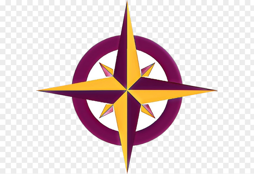 Symmetry Symbol Compass Rose Drawing PNG