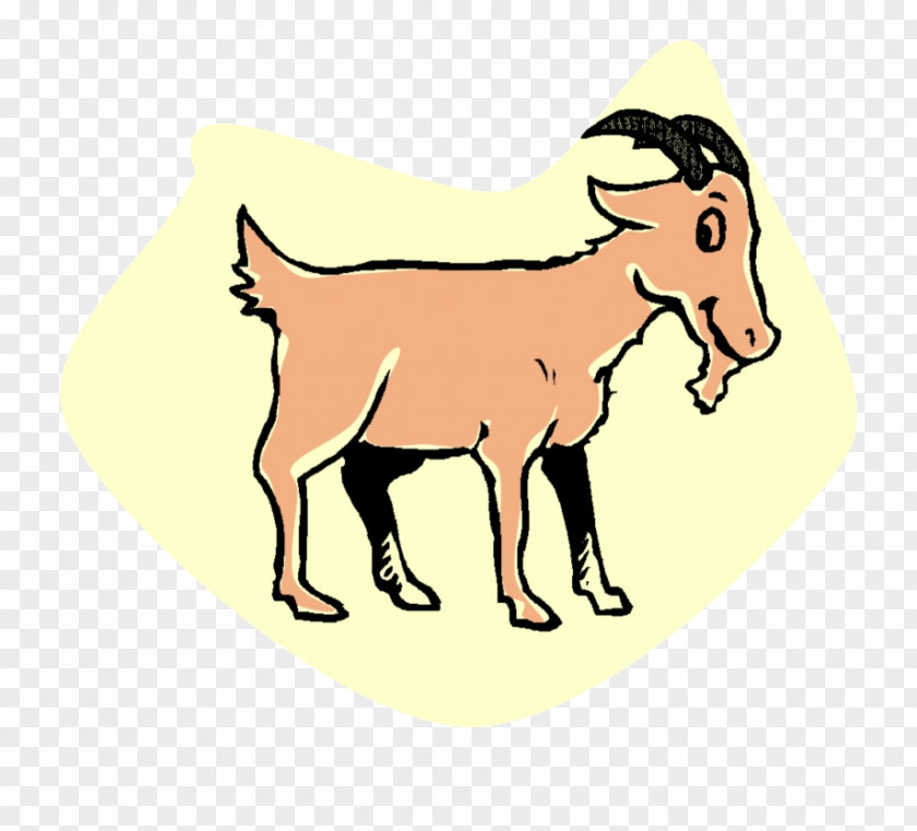 Animal Figure Line Art Cartoon Goats Goat Livestock Bovine PNG