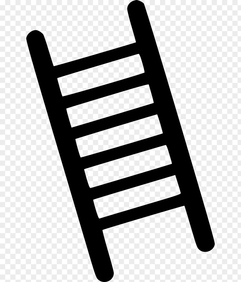 Black Ladder Icon Image Construction Staircases Design PNG