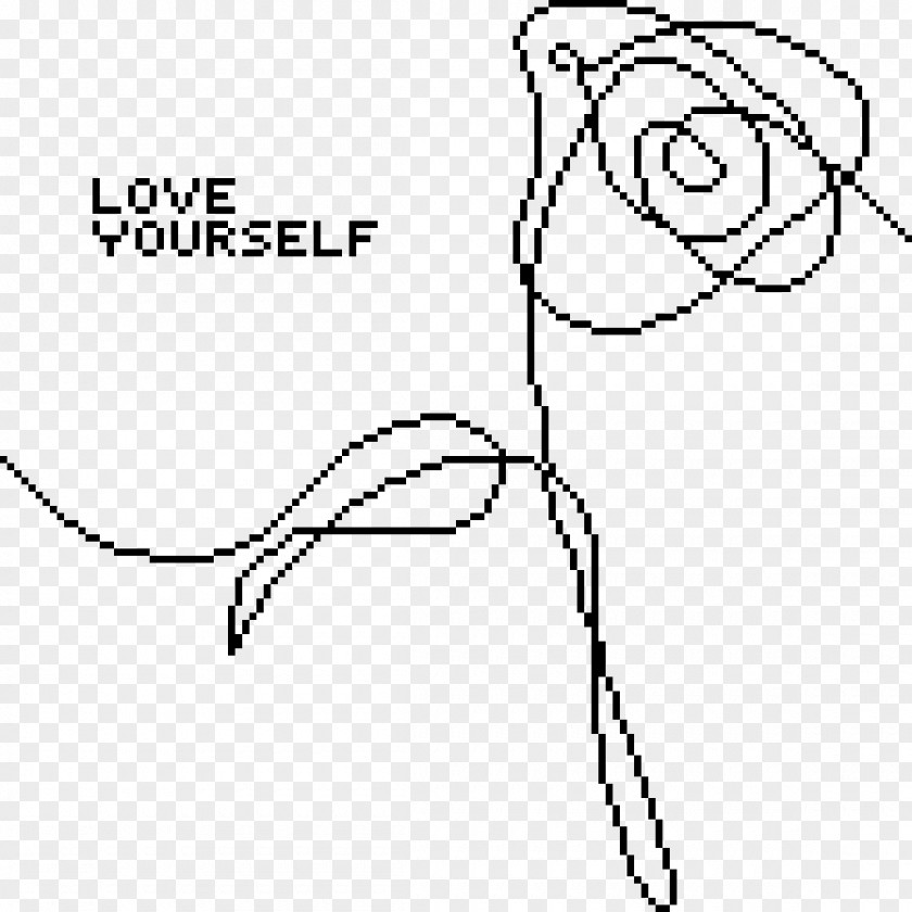 Flower Love Yourself: Tear BTS Her PNG