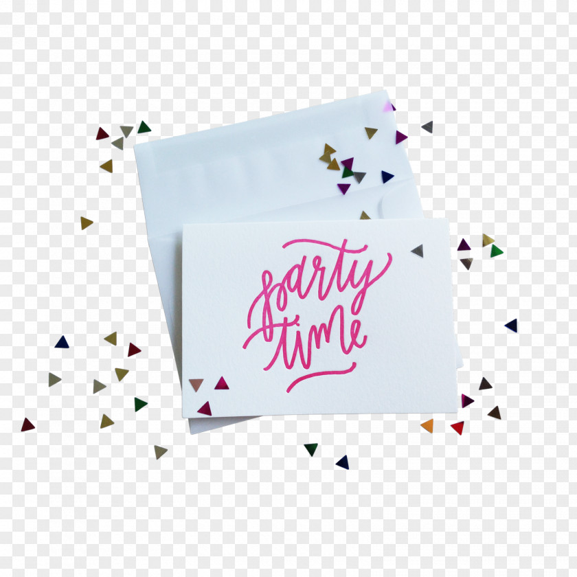 Red Confetti Greeting & Note Cards Logo Font PNG