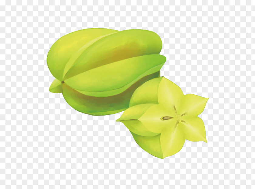 3d Creative Fruit Fruits Hand-drawn Image Carambola Salad PNG