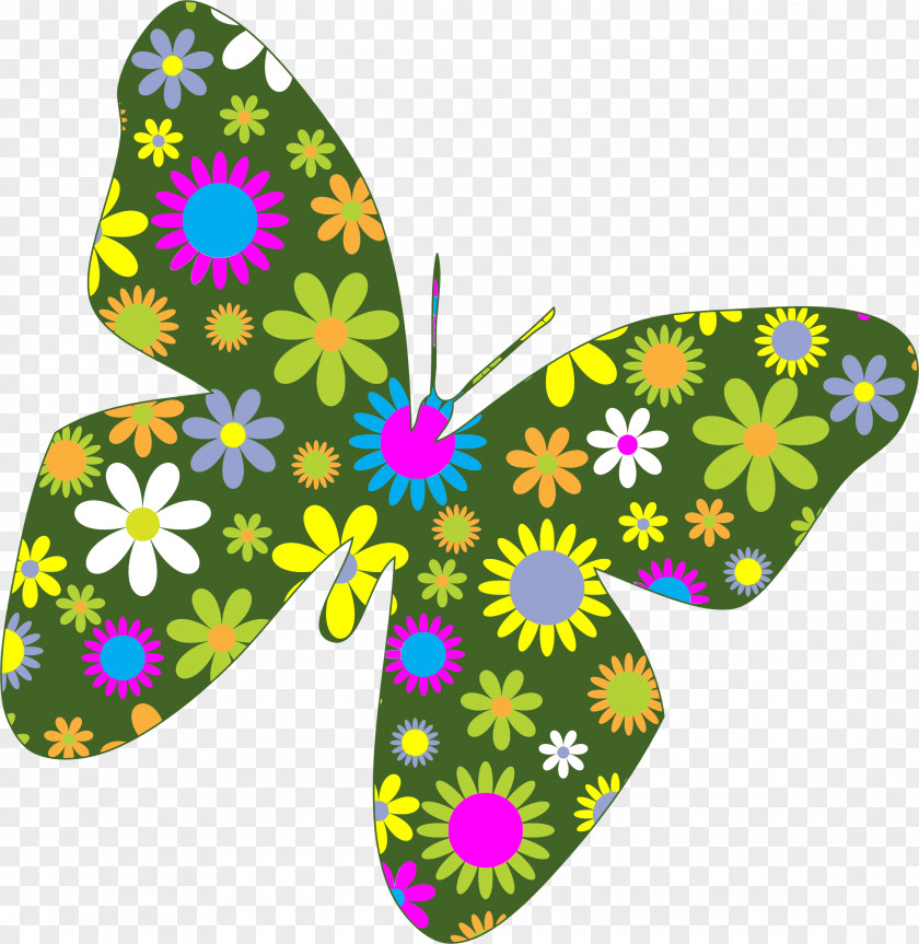 Butterflies Butterfly Flower Clip Art PNG