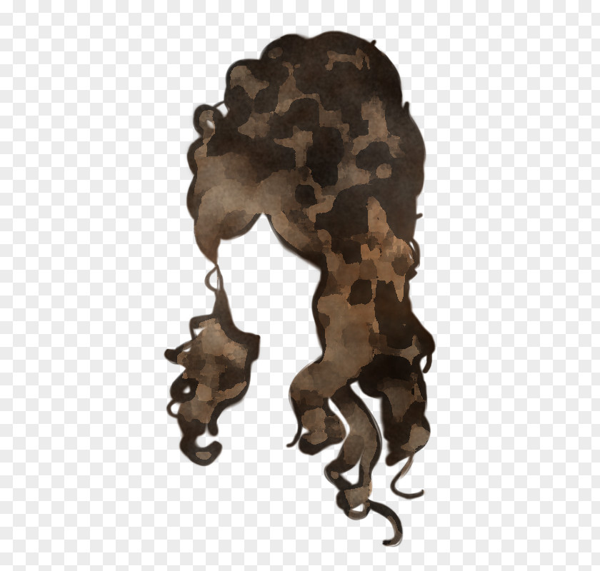 Hair Brown Camouflage Pattern Beige PNG