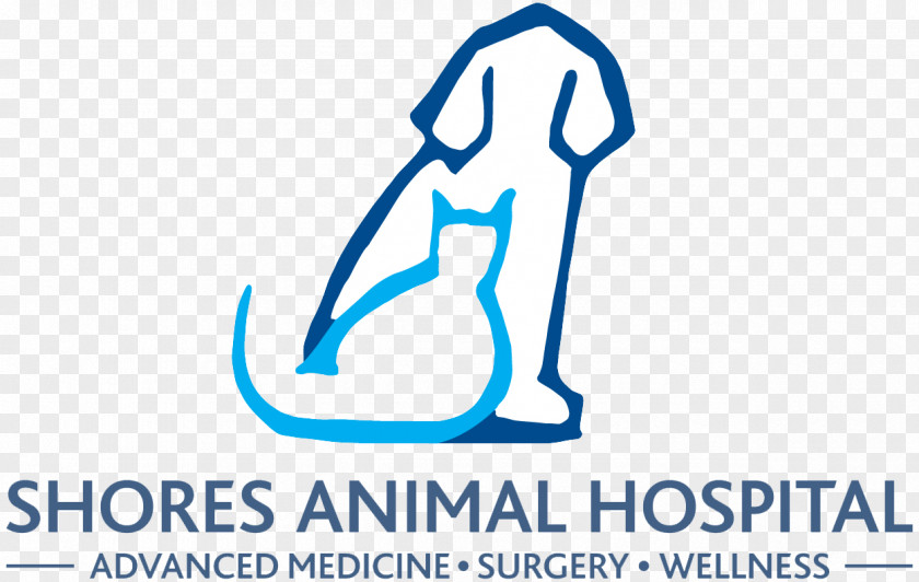 Logo Veterinarian Shores Animal Hospital Clinique Vétérinaire Cat PNG