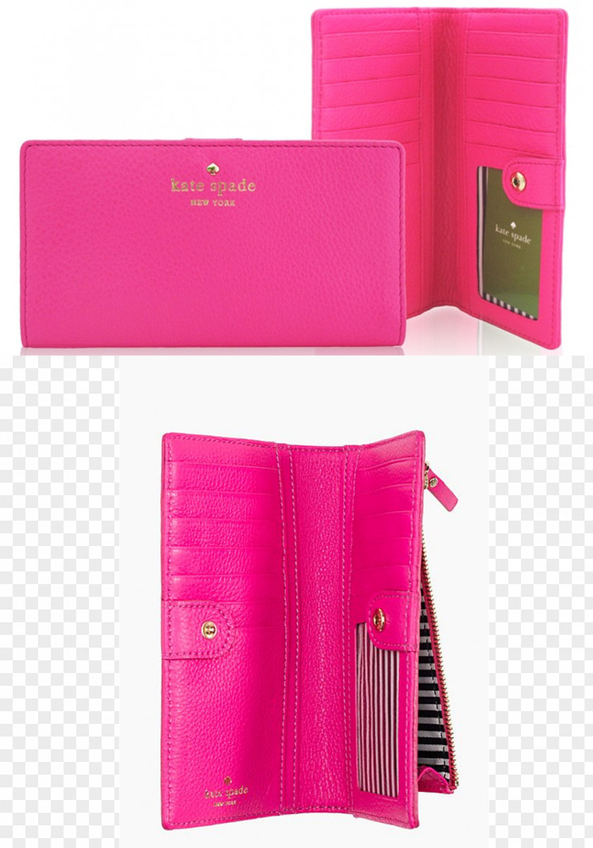 Kate Spade Wallet Side Pockets PNG