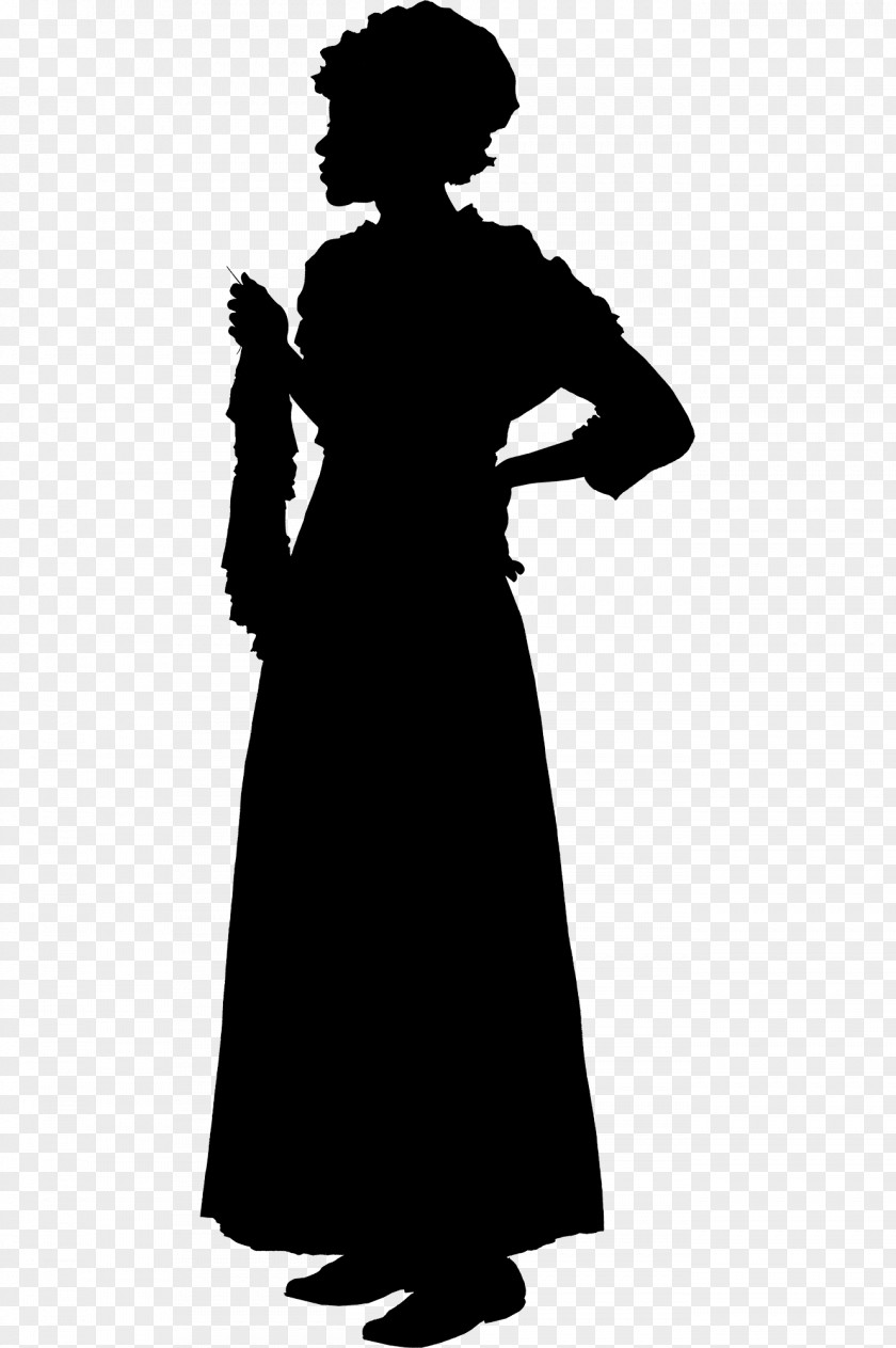 Silhouette Mount Vernon Female Taking Liberty PNG