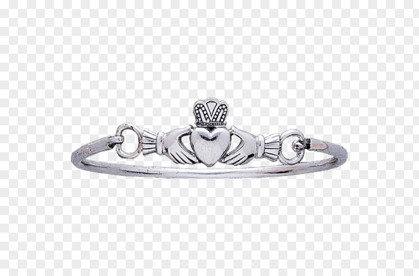 Silver Sterling Claddagh Ring Jewellery Bracelet PNG