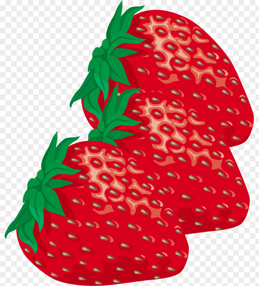 Vector Red Strawberry Pull Material Effect Element Free Orange Food Animation PNG