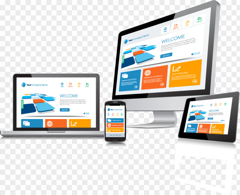 Web Design Responsive Development Dynamic Page PNG