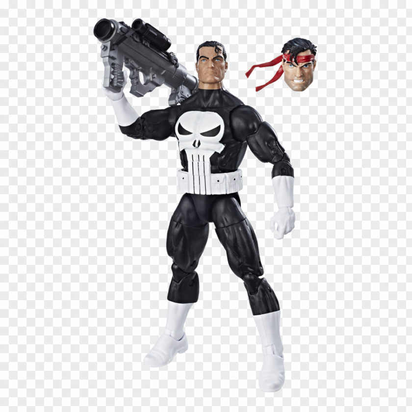 Famous Newspaper Headlines Punisher Black Widow Marvel Retro 6-inch Action Figure Legends & Toy Figures PNG