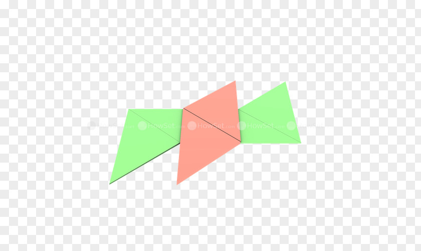 Half Fold Triangle Line Rectangle PNG