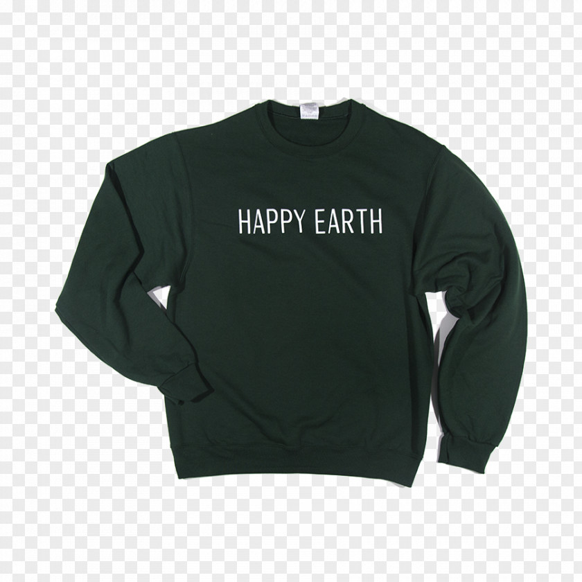 Happy Earth Long-sleeved T-shirt Crew Neck Clothing PNG