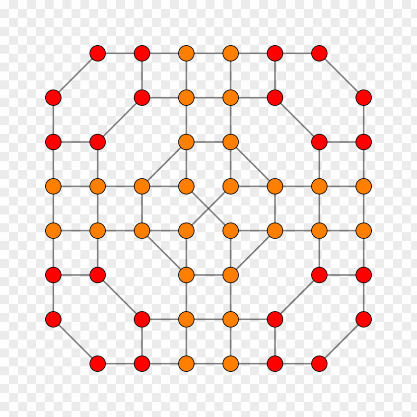 Line Linear Algebra Projection 7-cube Pattern PNG