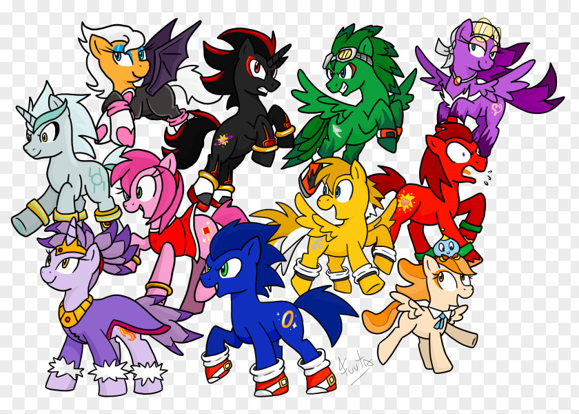 Acorn Sonic The Hedgehog Chaos Tails Cream Rabbit Pony PNG