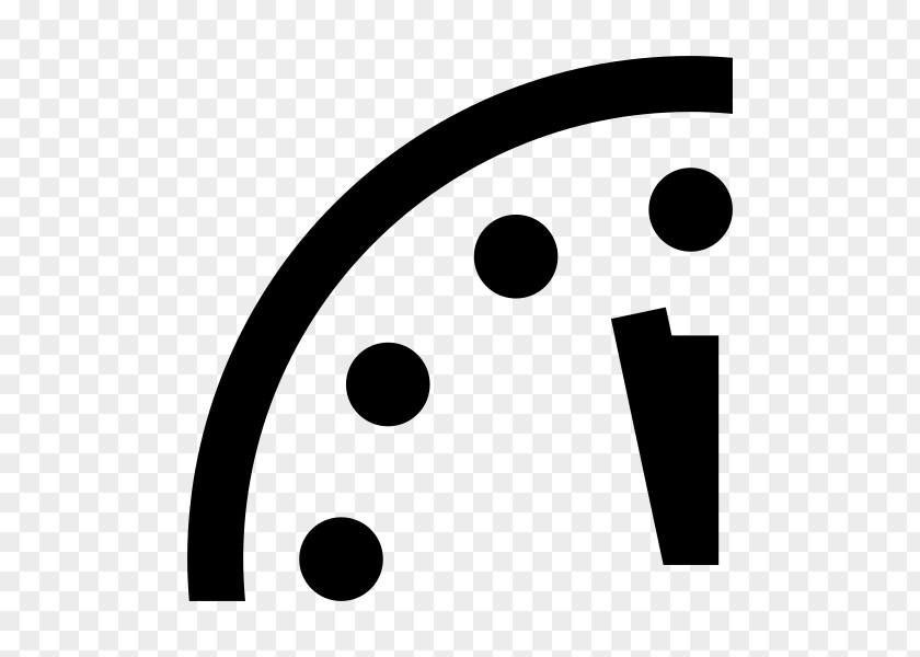 Apocalypse Doomsday Clock Bulletin Of The Atomic Scientists 2 Minutes To Midnight Nuclear Warfare PNG