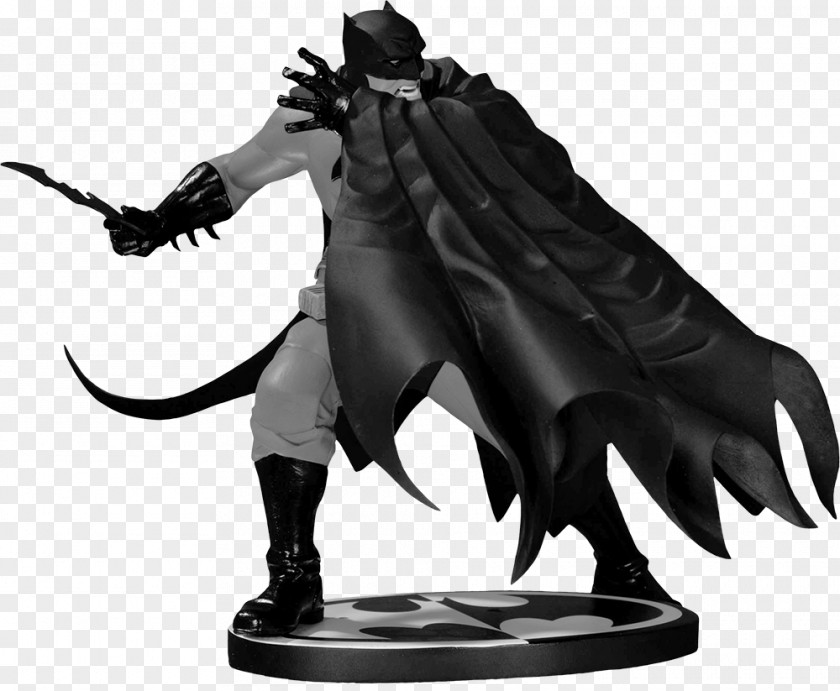 Batman Toy Batman: Legacy Black And White DC Collectibles Statue PNG