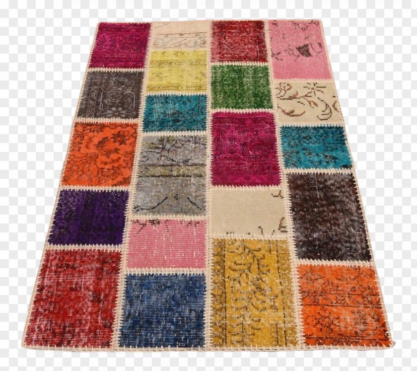 Carpet Patchwork Wool El Halısı Mat PNG