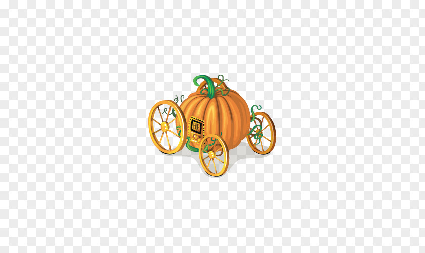 Cartoon Pumpkin Carriage Cinderella Squash Soup PNG