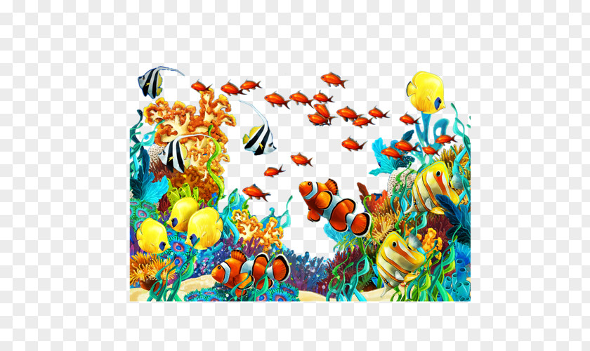 Sea Underwater Coral Reef Ocean PNG